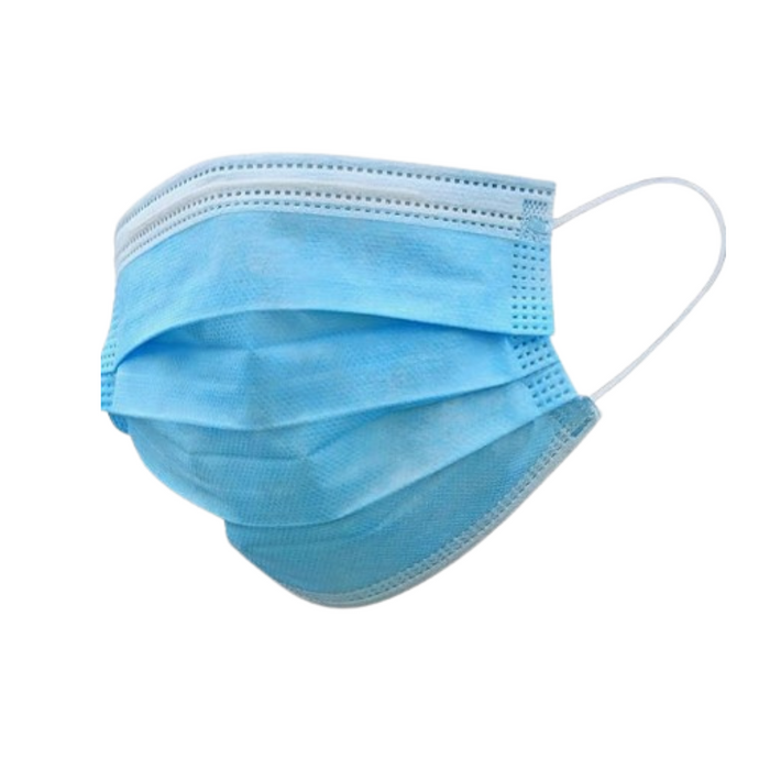 Mascarilla 3 pliegues Medica Tipo IIR (50u x empaque)