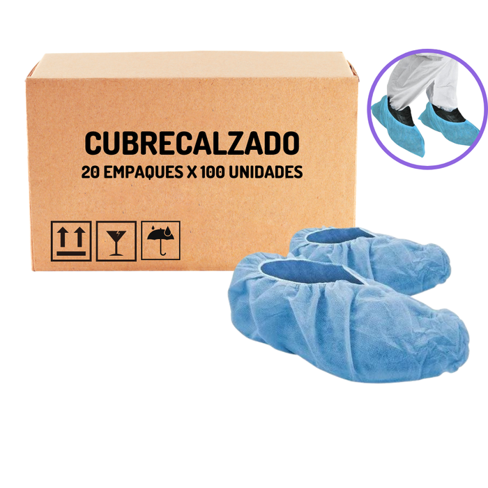 Cubre Calzado Antideslizante (20 emp/ 2000u x Caja Master)