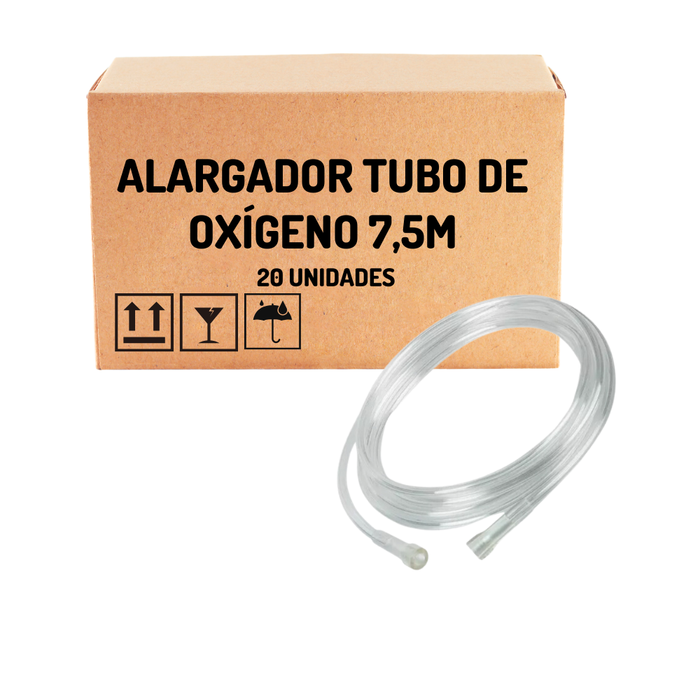 Alargador Tubo de Oxígeno 7,5 m (20u x Caja Master)