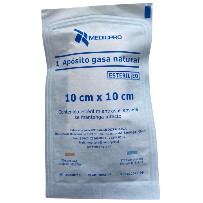 Apósito gasa Natural estéril