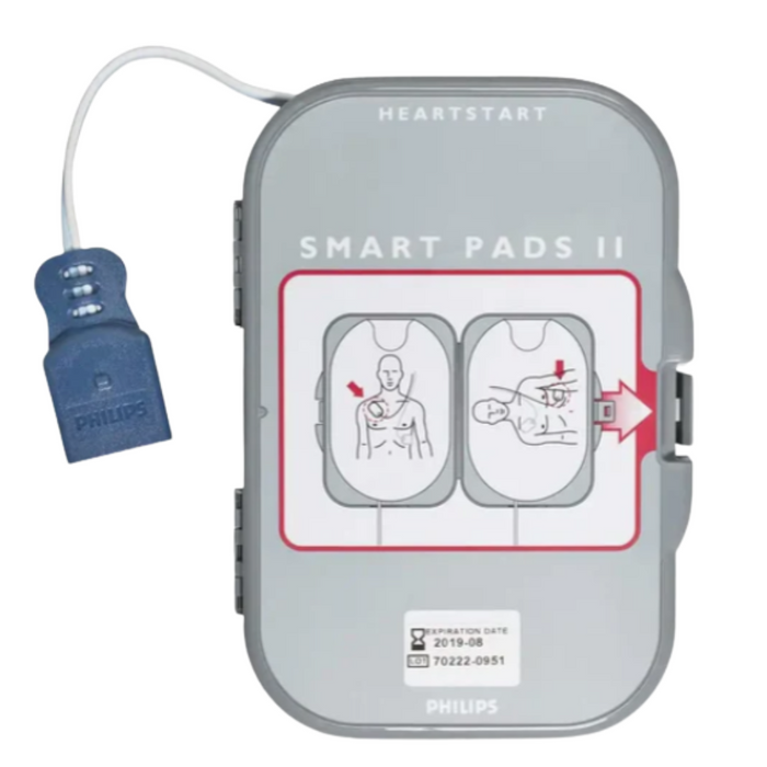 Cartucho de desfibrilación adulto/pediátrico, para DEA Philips FRx