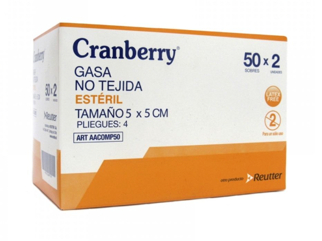 Gasa no tejida estéril (50u x empaque)