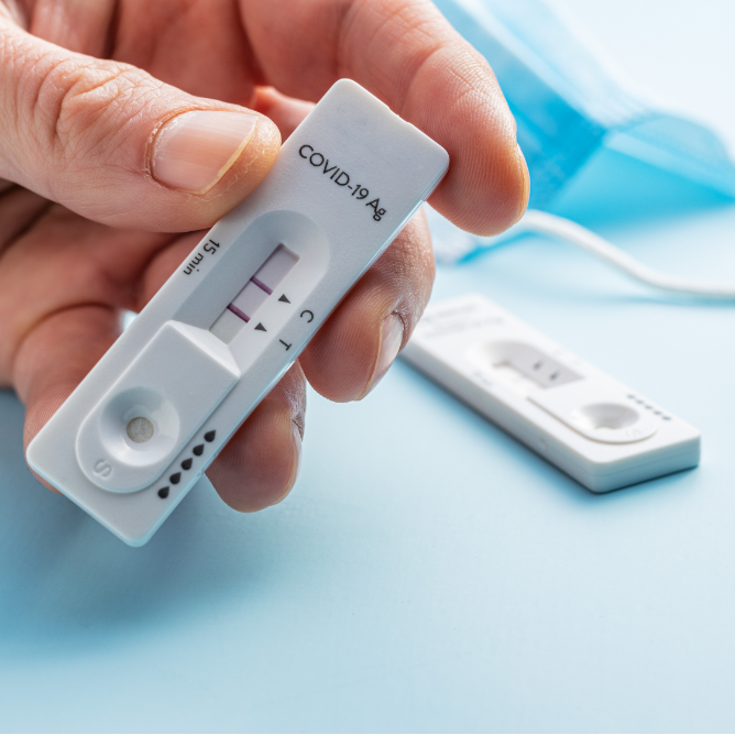 Test Rápido de Antigeno para Detección de  Covid e Influenza 