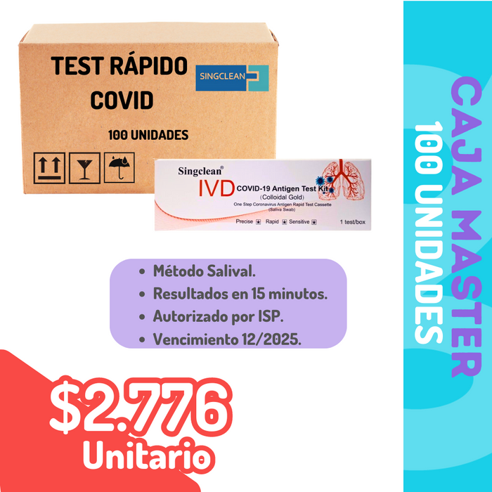 Test Rápido Antígeno, Salival (100 unidades)