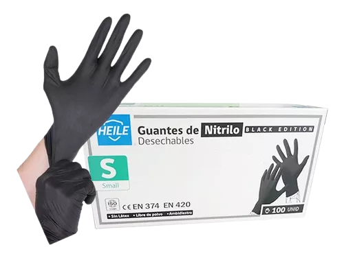 Guante de Nitrilo Negro (50 pares x empaque)