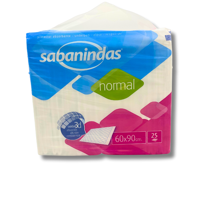 Sabanilla protectora de cama 60x90 (25u x empaque)