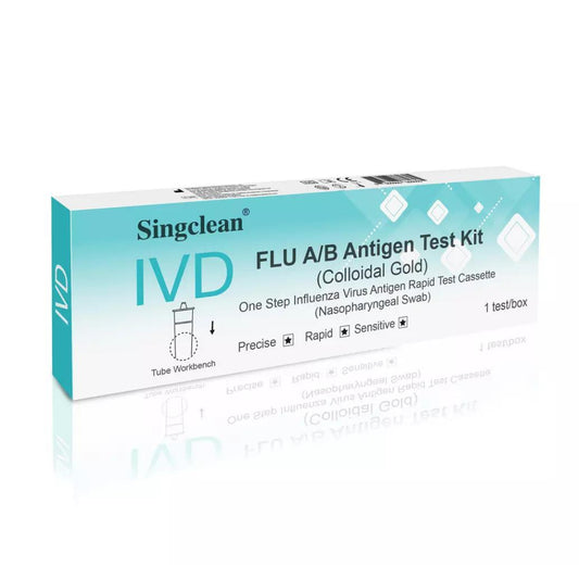 Test rapido influenza individual Singclean, nasofaringeo (unidad)