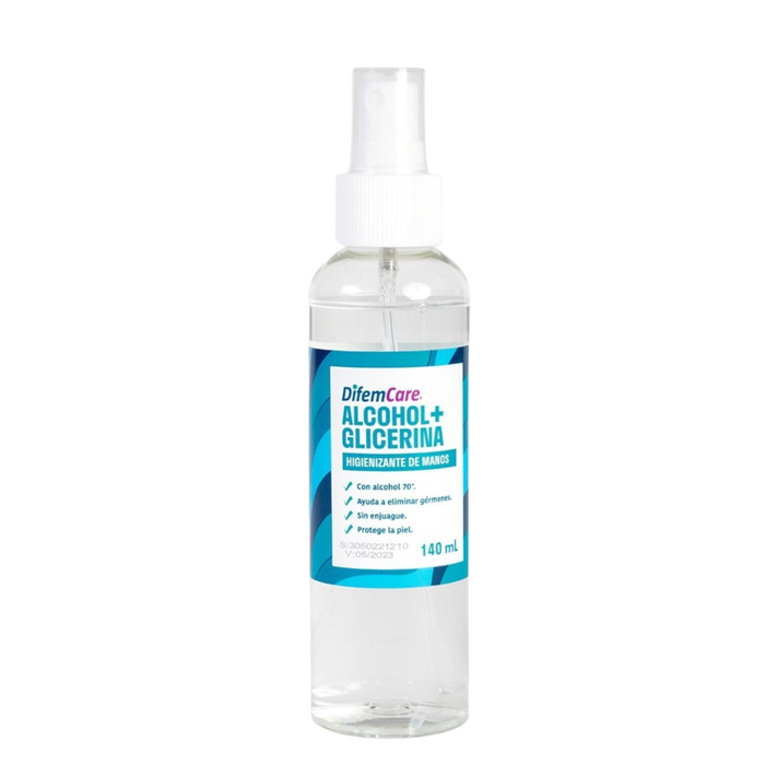 Alcohol gel + Glicerina 140 ML