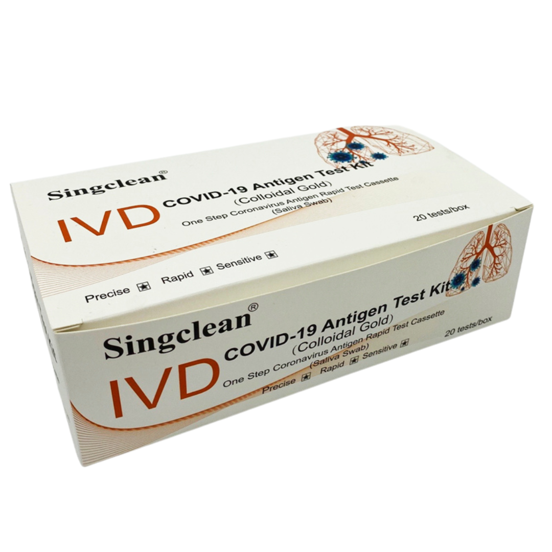 Test Rápido - Antígeno, Salival (Registro ISP) Singclean 20u